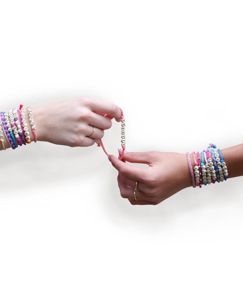 Friendship Bracelet Gift For Best Friend Glitter Wrist Jewelry