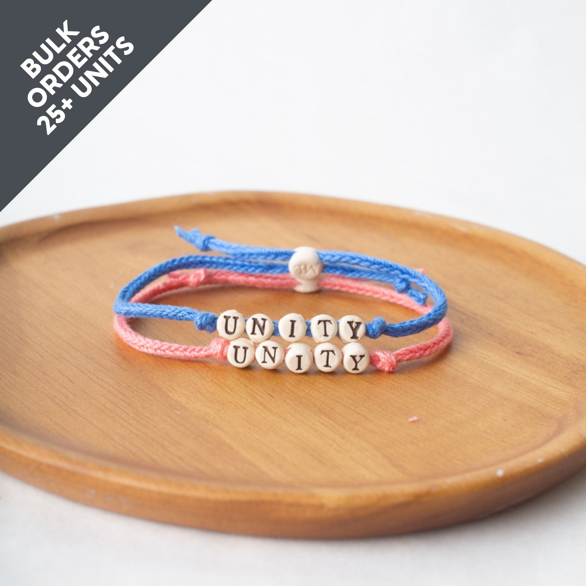 Custom Friendship Bracelets on Woven Cord - BULK