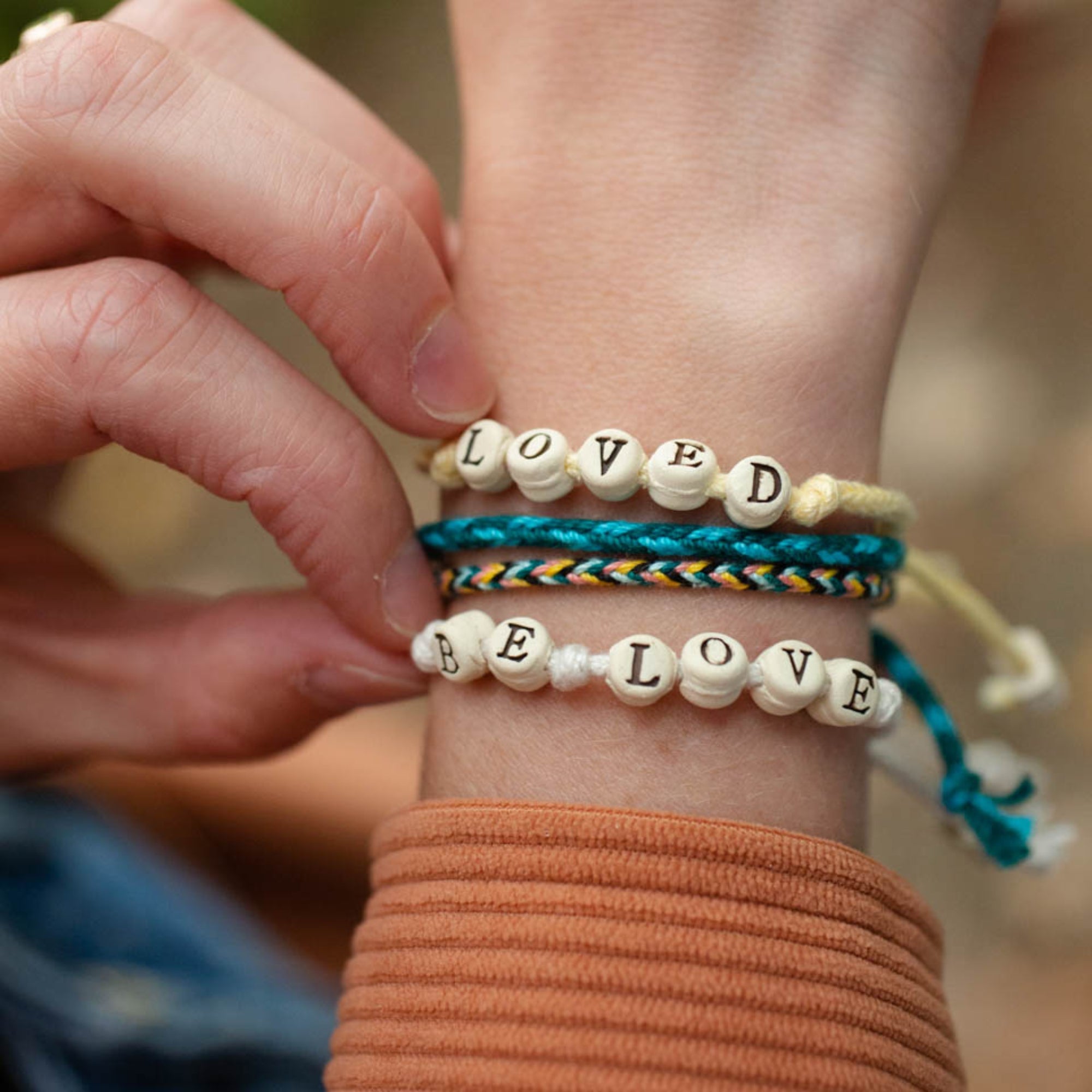 Custom Friendship Bracelets on Woven Cord - BULK