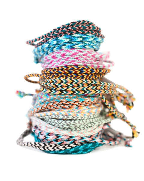 Viona Braided Bracelets with Metal Beads in Bulk for Gifts and Events